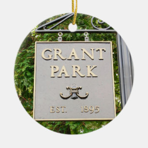 Grant Park, Grant Park Atlanta, Grant Park  Ceramic Ornament