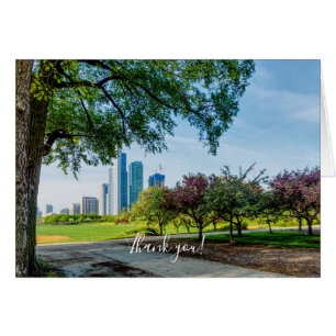 Grant Park Morning Walk Carte de remerciements