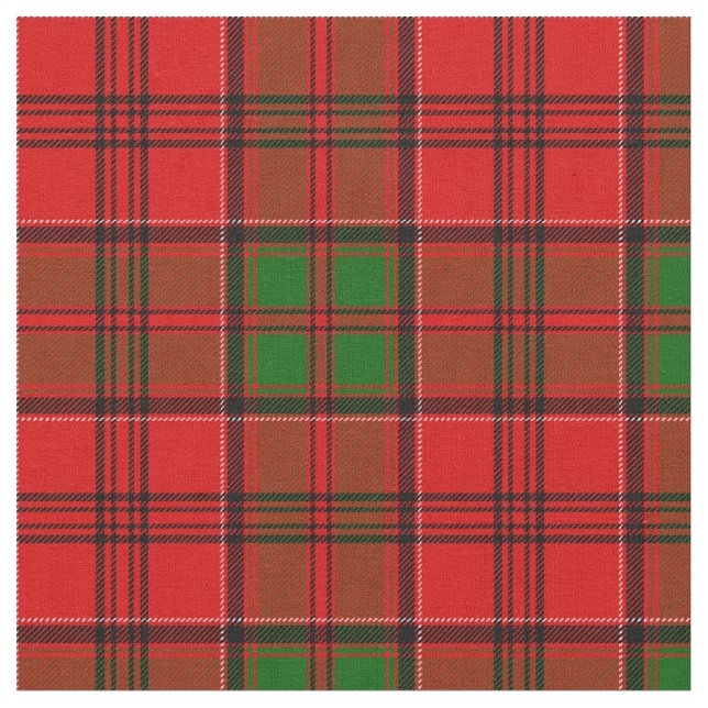 Grant Tartan Print Fabric (Close Up)