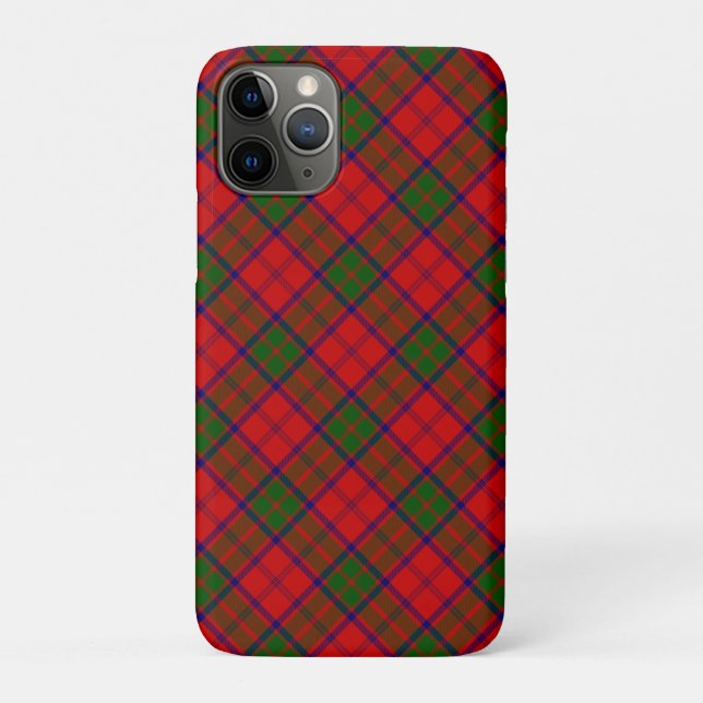 Grant tartan red green plaid Case-Mate iPhone case (Back)