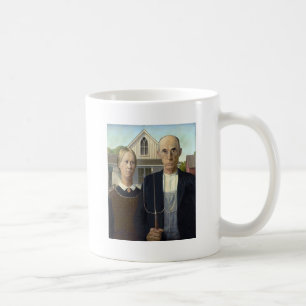 Grant Wood's American Gothic Coffee Mug
