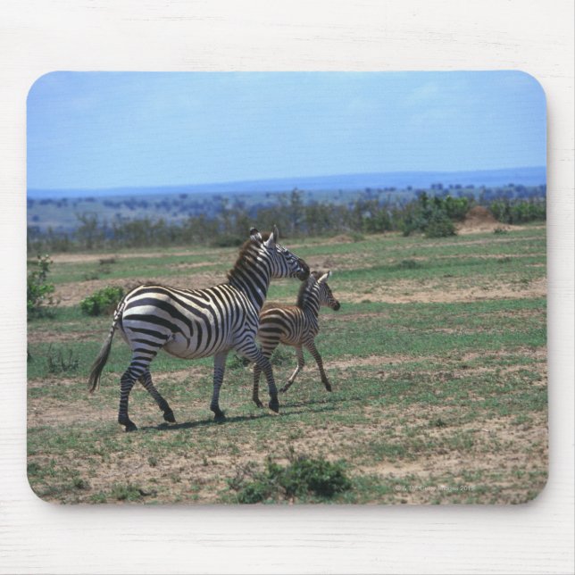 Grant Zebra Mouse Pad (Front)