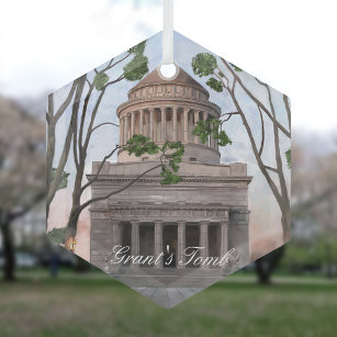 Grant's Tomb Glass Ornament