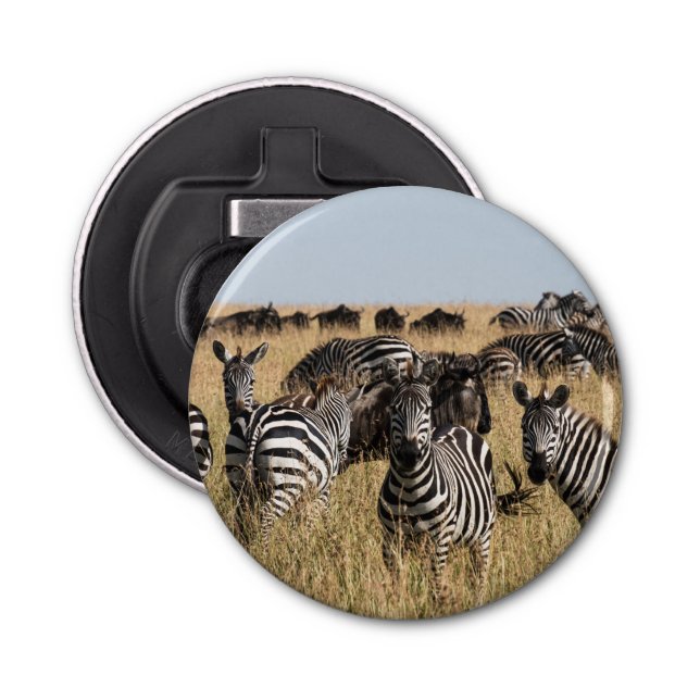 Grant's Zebra Bottle Opener (Front)