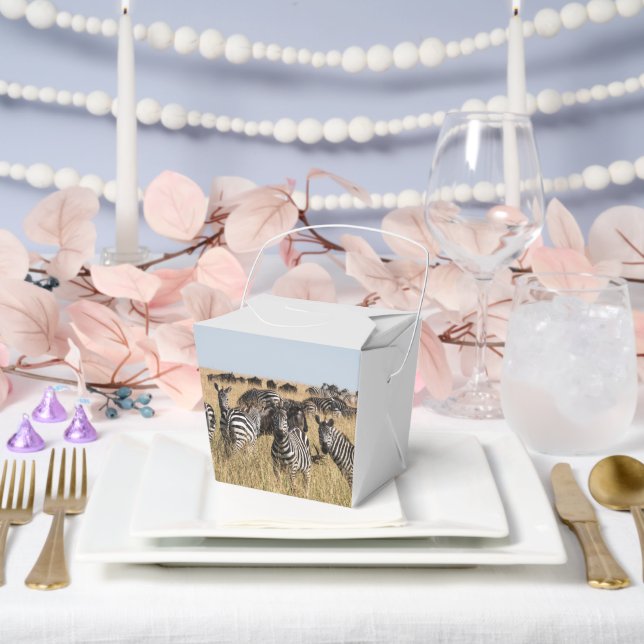 Grant's Zebra Favor Box (Wedding)