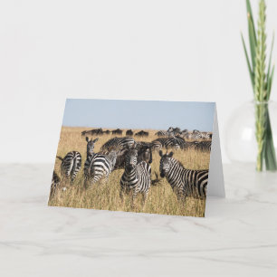 Grant's Zebra Thank You Card