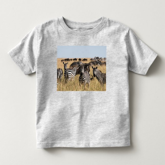 Grant's Zebra Toddler T-Shirt (Front)