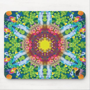 Granular Kaleidoscope Mouse Pad
