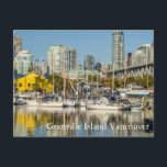 Granville Island Vancouver BC Postcard<br><div class="desc">COPYRIGHT Fabriano. Granville Island Vancouver British Columbia Canada.</div>