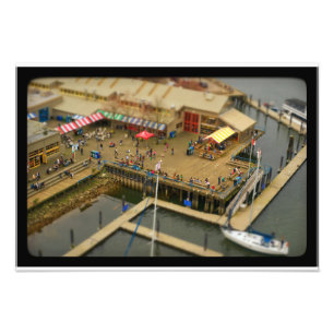 Granville market miniature photo print