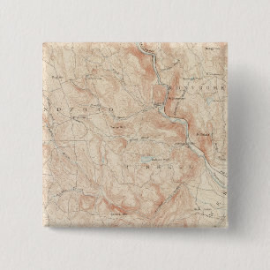 Granville, Massachusetts 2 Inch Square Button