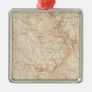 Granville, Massachusetts Metal Ornament