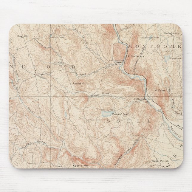 Granville, Massachusetts Mouse Pad (Front)