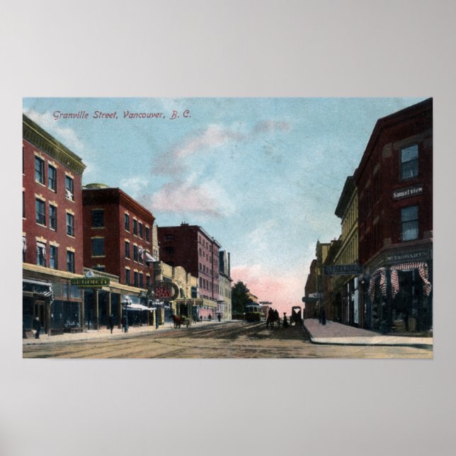 Granville Street View Poster (Front)