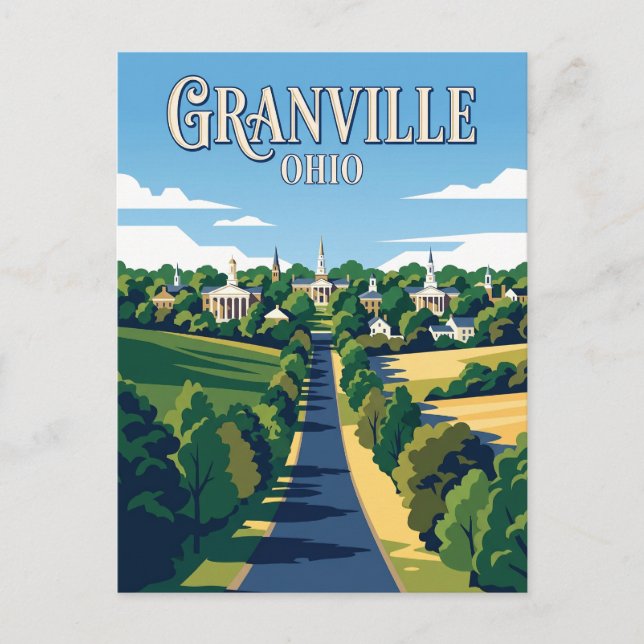 Granville USA Postcard (Front)