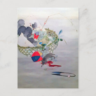 Grape and Mouse, Watanabe Seitei Postcard