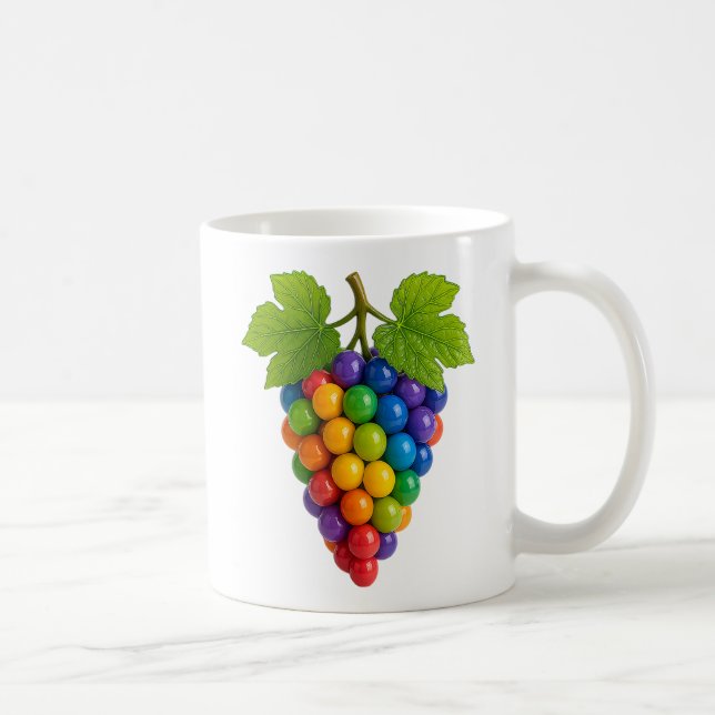 grape bunch coffee mug (Right)
