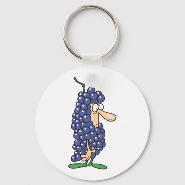 Grape Costume Keychain (Front)