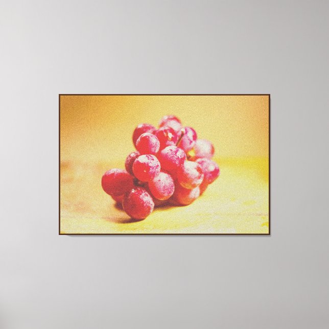 "Grape" Cute Photo. Buy Now Canvas Print (Front)