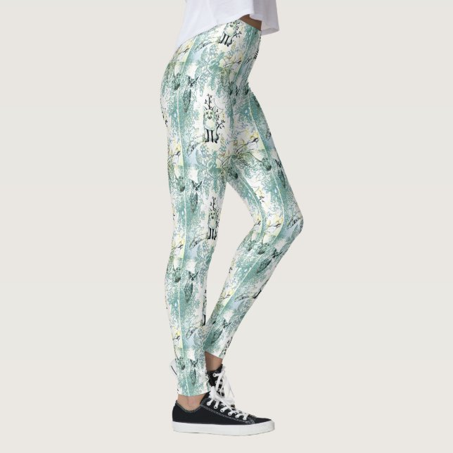 Grape Fable Pattern Leggings (Right)