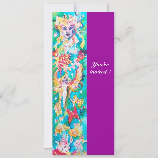 GRAPE FAIRY TALE 5 INVITATION (Front)