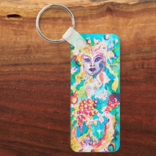 GRAPE FAIRY TALE Fantasy Watercolor Keychain