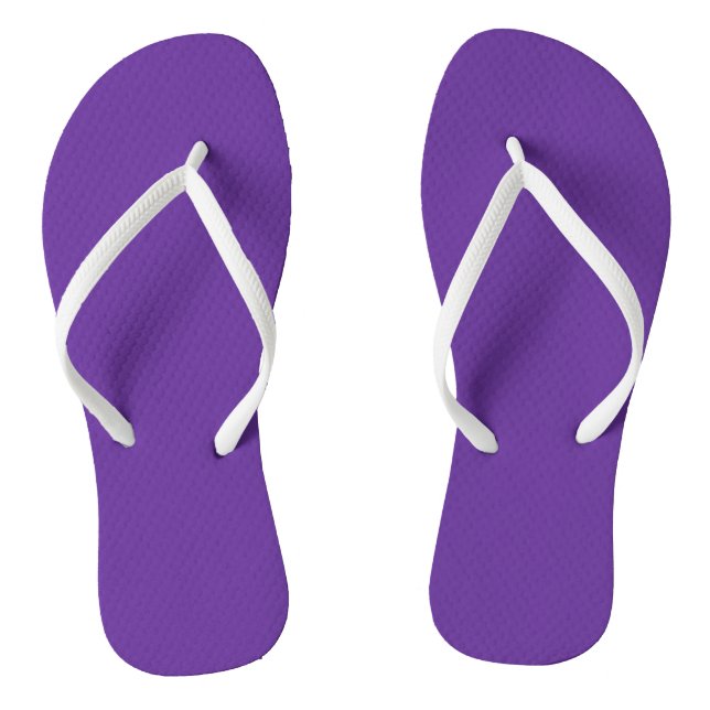 Grape Flip Flops (Footbed)