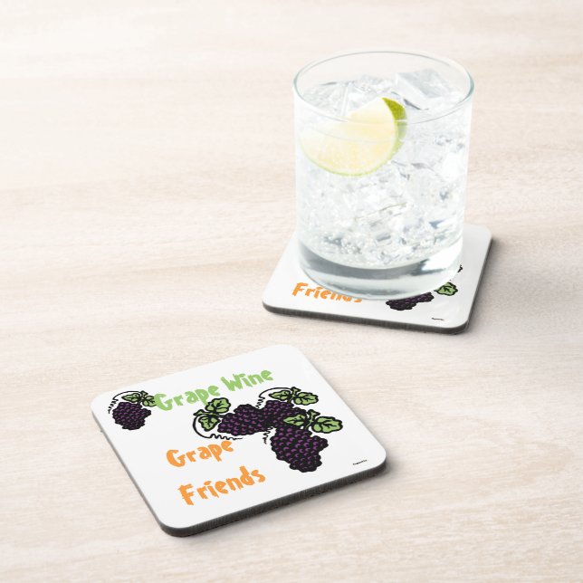 Grape Friends Coaster (Right Side)