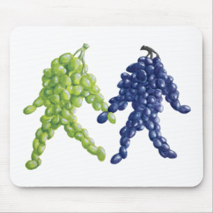 Grape Friends Mouse Pad