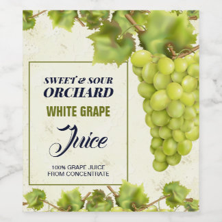 Grape Fruit Wine Label