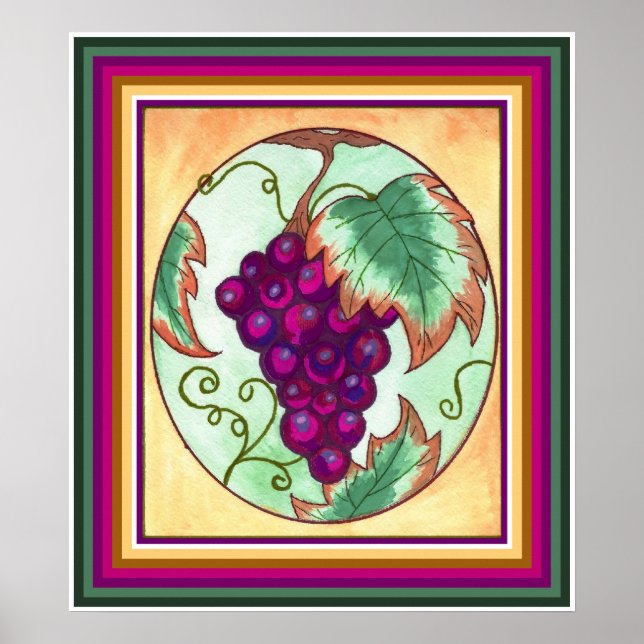Grape Harvest Print (Front)