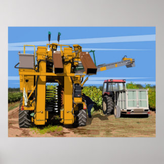 Grape Harvester Poster
