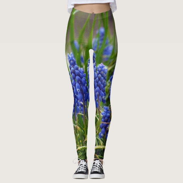 Grape Hyacinth Leggings (Front)