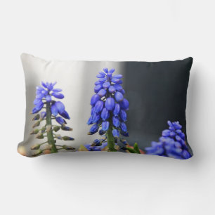 grape hyacinth lumbar pillow