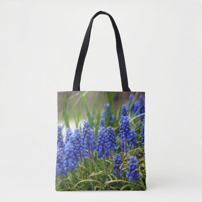 Grape Hyacinth Tote Bag (Front)