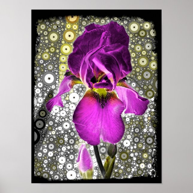 Grape Iris Poster (Front)