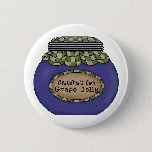 Grape Jelly 2 Inch Round Button (Front)