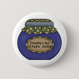Grape Jelly 2 Inch Round Button