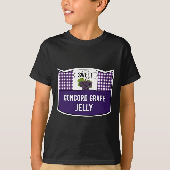 Grape Jelly Group Condiment Costume Family Matchin T-Shirt (Front)