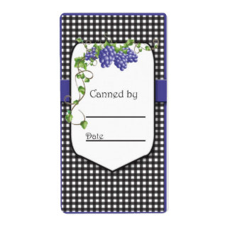 Grape Jelly Jar Labels