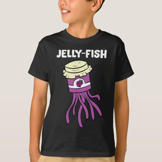 Grape Jelly Lover Jellyfish Jelly Jam Love Grape J T-Shirt (Front)