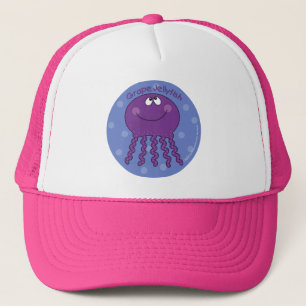 Grape Jellyfish Trucker Hat