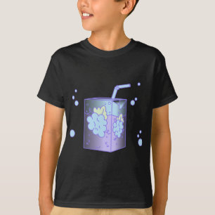 Grape Juice Box Lilac Kawaii Fairy Kei Harajuku Cu T-Shirt