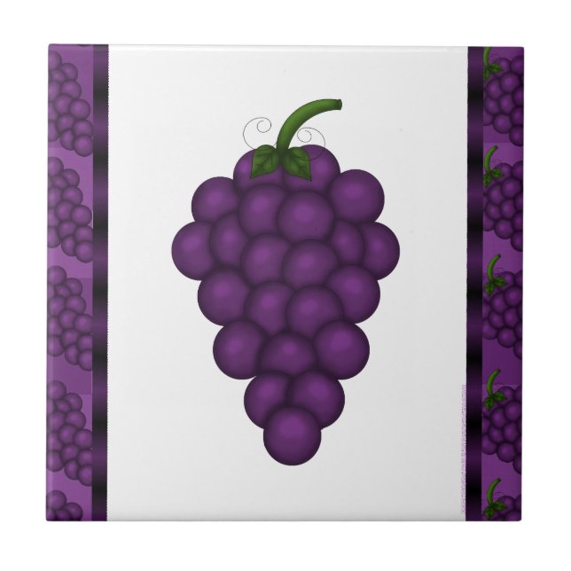 Grape kitchen tile (Front)