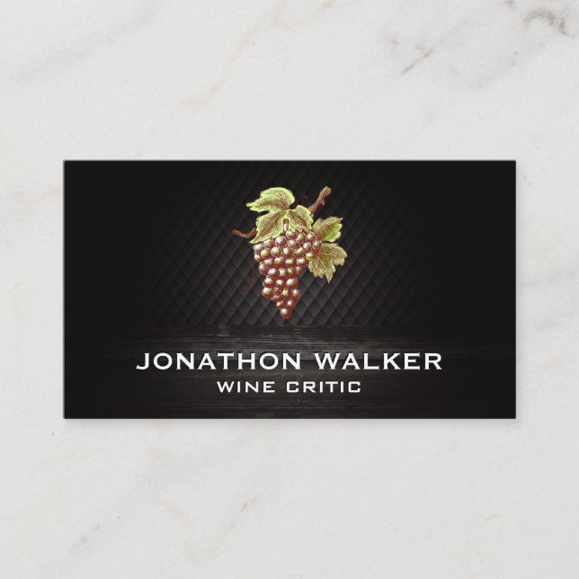 Grape on the Vine Business Card (Front)
