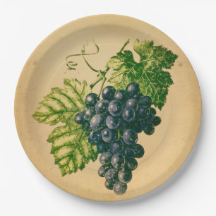 Grape Paper Plate