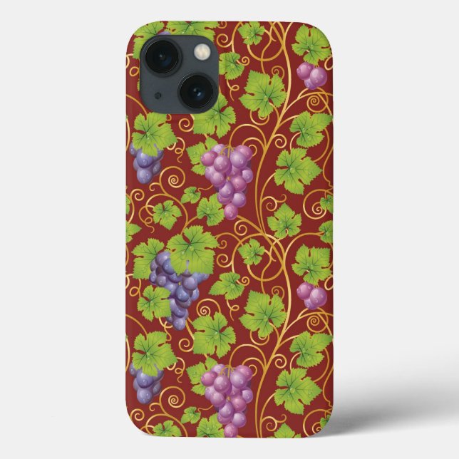 Grape Pattern Case-Mate iPhone Case (Back)