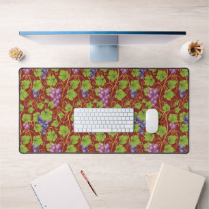 Grape Pattern Desk Mat