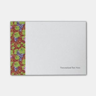 Grape Pattern Post-it Notes