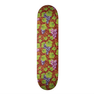 Grape Pattern Skateboard